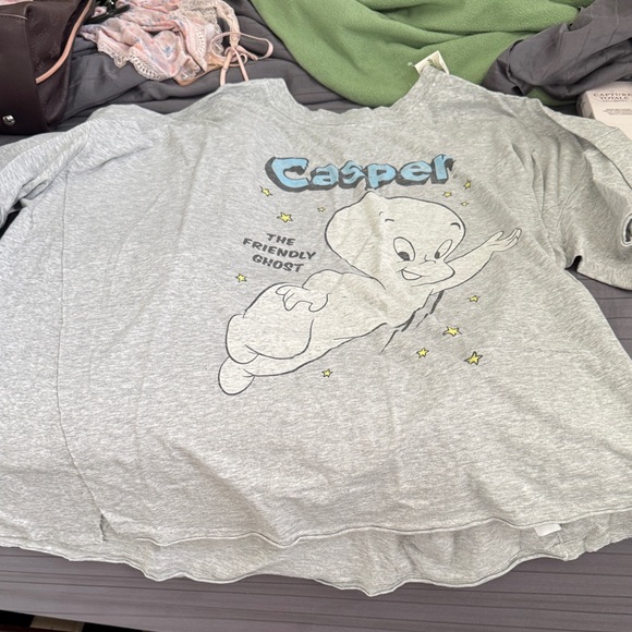 Aerie Gray Casper Graphic Tee - Picture 1 of 1